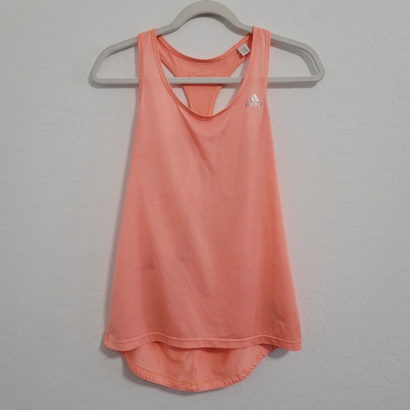 💕 Adidas Bright Orange Tank Top Size Small - Picture 2 of 15